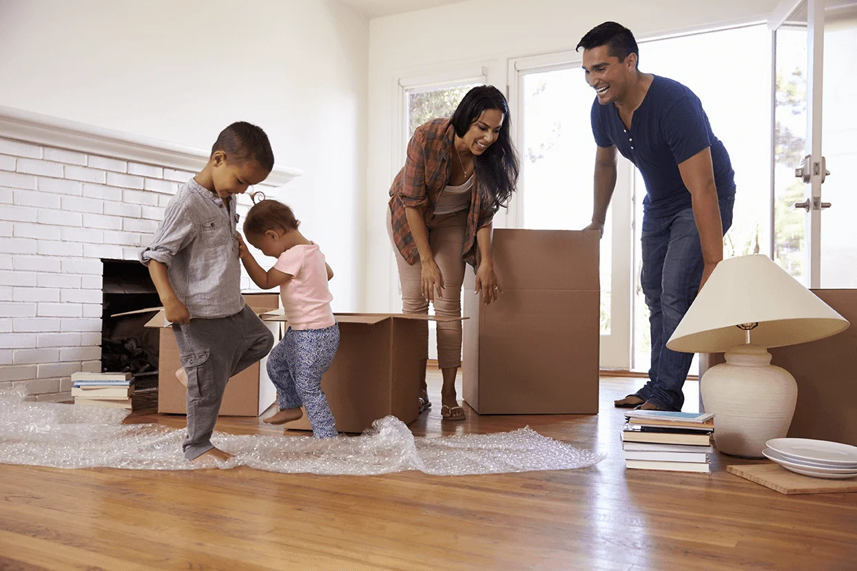 moving P & P Cleaning Solutions team providing residential cleaning services in a Southwest Florida home.